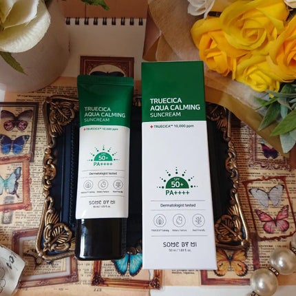 TRUECICA アクアカーミング日焼け止め/SOME BY MI/日焼け止めクリームを使ったクチコミ(2枚目)