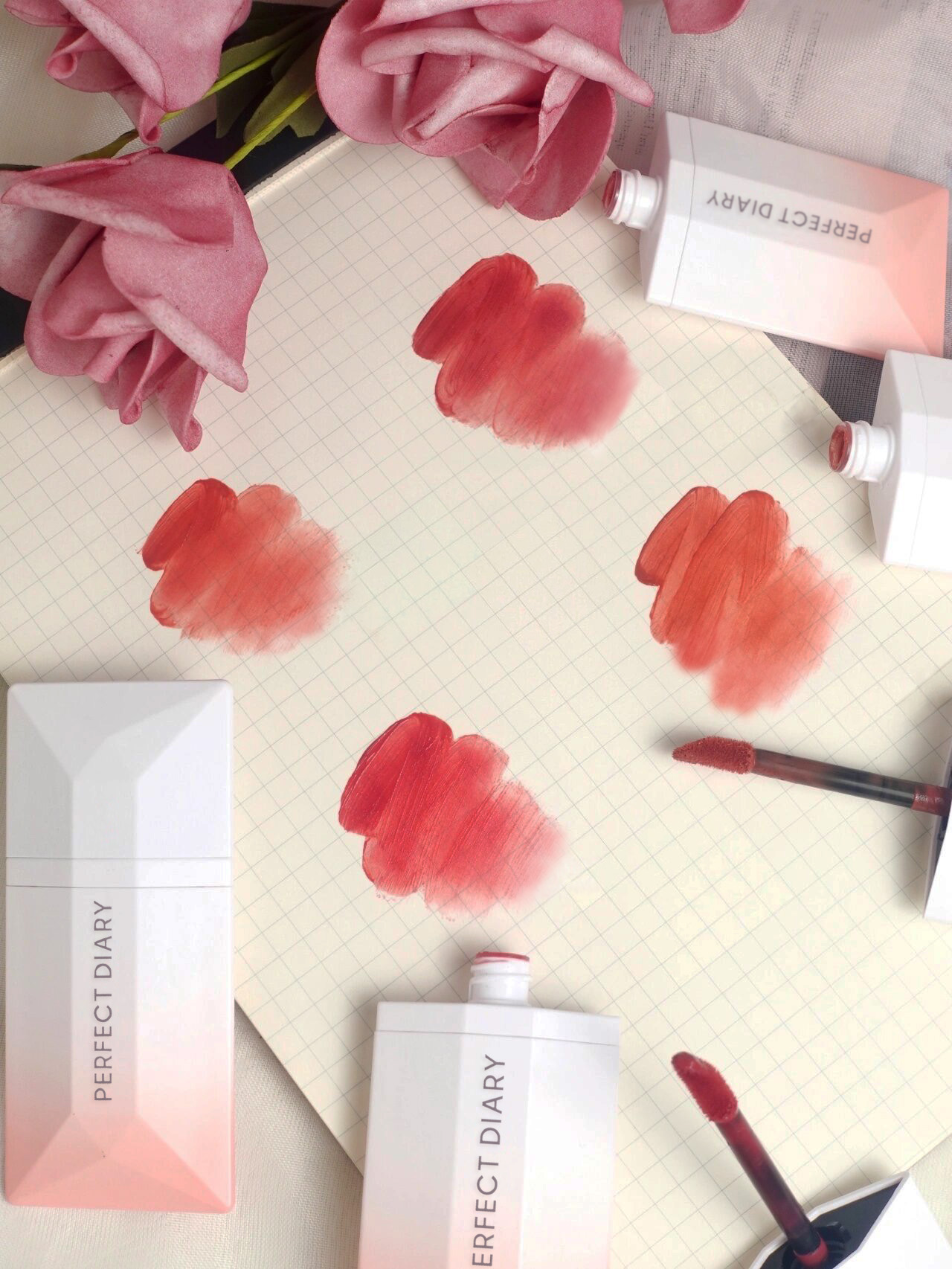 READ ME ウェイトレス ベルベット リップ ステイン「IN LOVE」シリーズ/PERFECT DIARY/口紅を使ったクチコミ（3枚目）