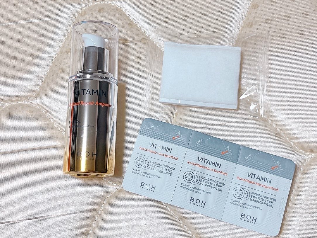 ビタミン レチノール リペア マイクロ スポット パッチ/BIOHEAL BOH/その他スキンケアを使ったクチコミ(1枚目)