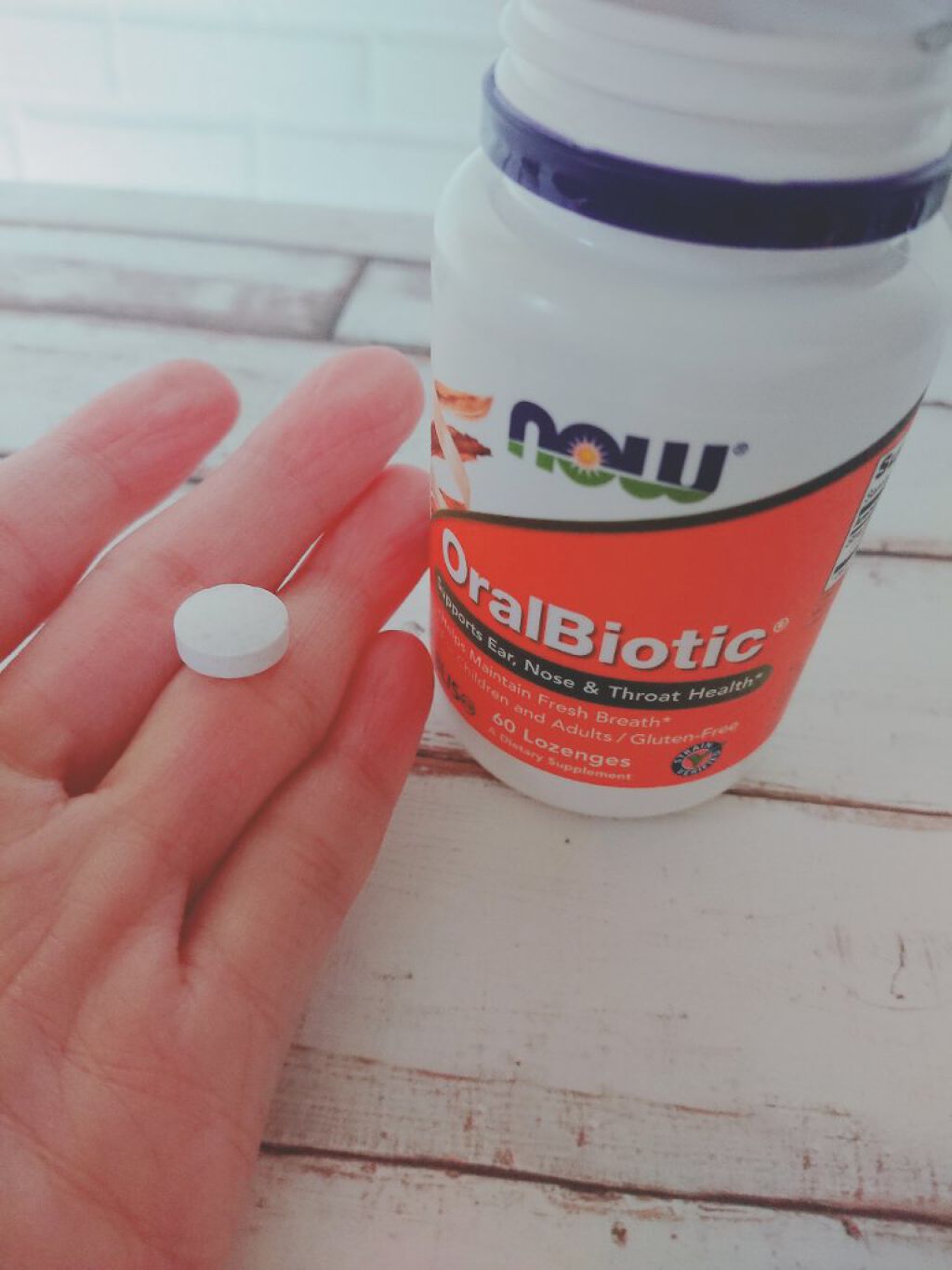 オーラルバイオティック/Now Foods/食品を使ったクチコミ(2枚目)