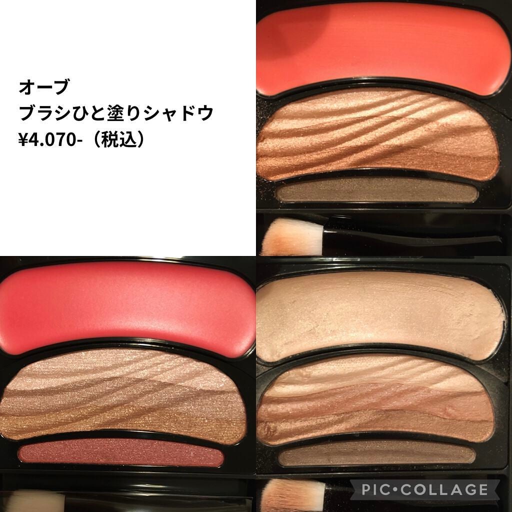 ブラシひと塗りシャドウN/オーブ/アイシャドウパレットを使ったクチコミ(1枚目)