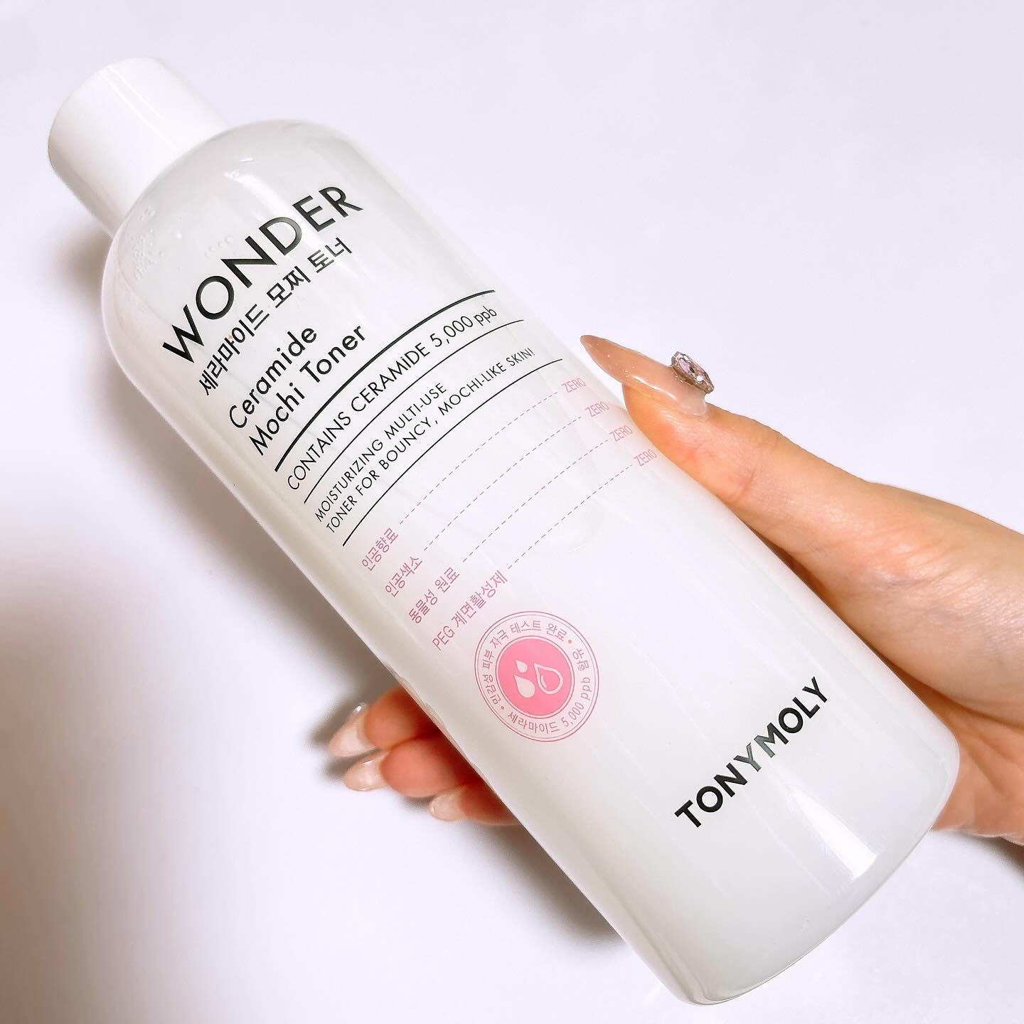 Wonder Ceramide Mochi Toner（トニーモリーワンダーCモチトナー）/TONYMOLY/化粧水を使ったクチコミ（3枚目）