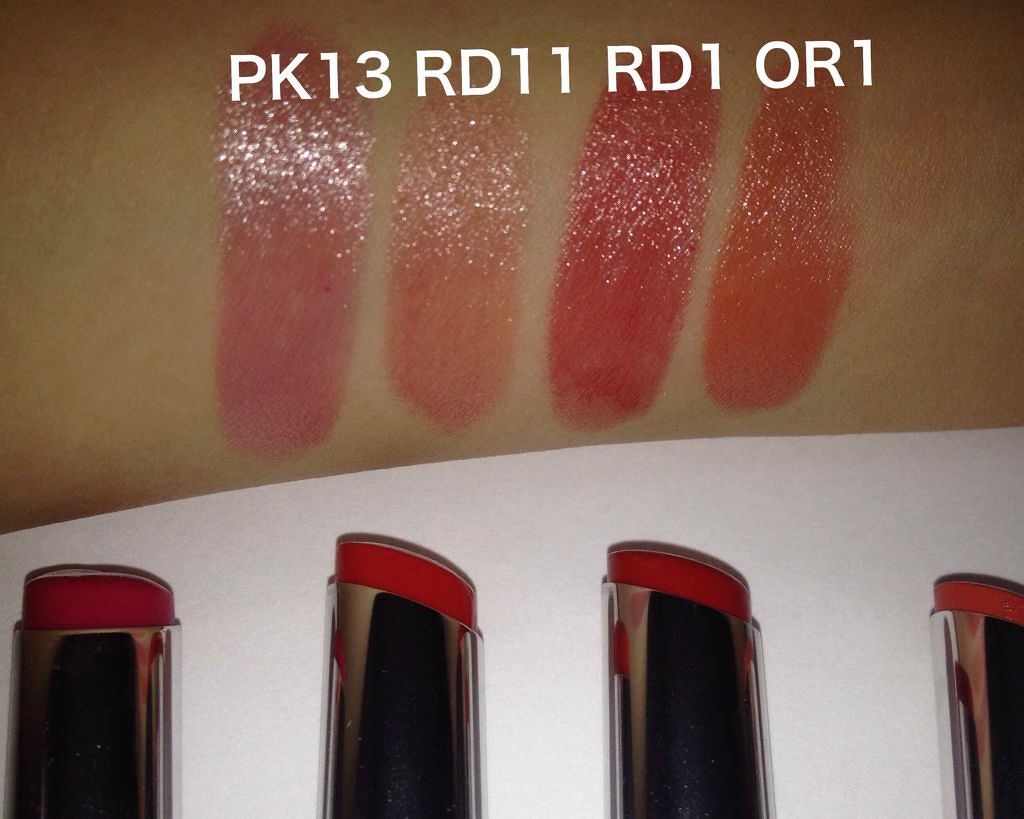 ラスティンググロスリップ/CEZANNE/口紅を使ったクチコミ（3枚目）