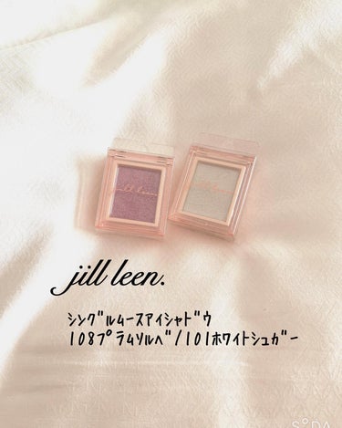 ⭐️購入品⭐️
⁡
jill leen
シングルムースアイシャドウ
108 プラムソルベ（日本限定）
101 ホワイトシュガー
⁡
アットコスメ散策で見つけたラメシャドウ✨
あとで調べたら中国コスメだっ