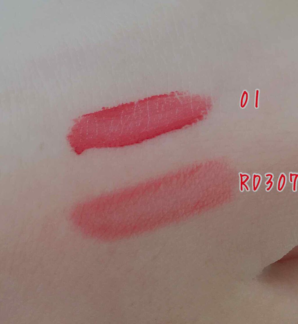 ディアダーリン ウォータージェルティント （アイスティント）/ETUDE/口紅を使ったクチコミ（2枚目）