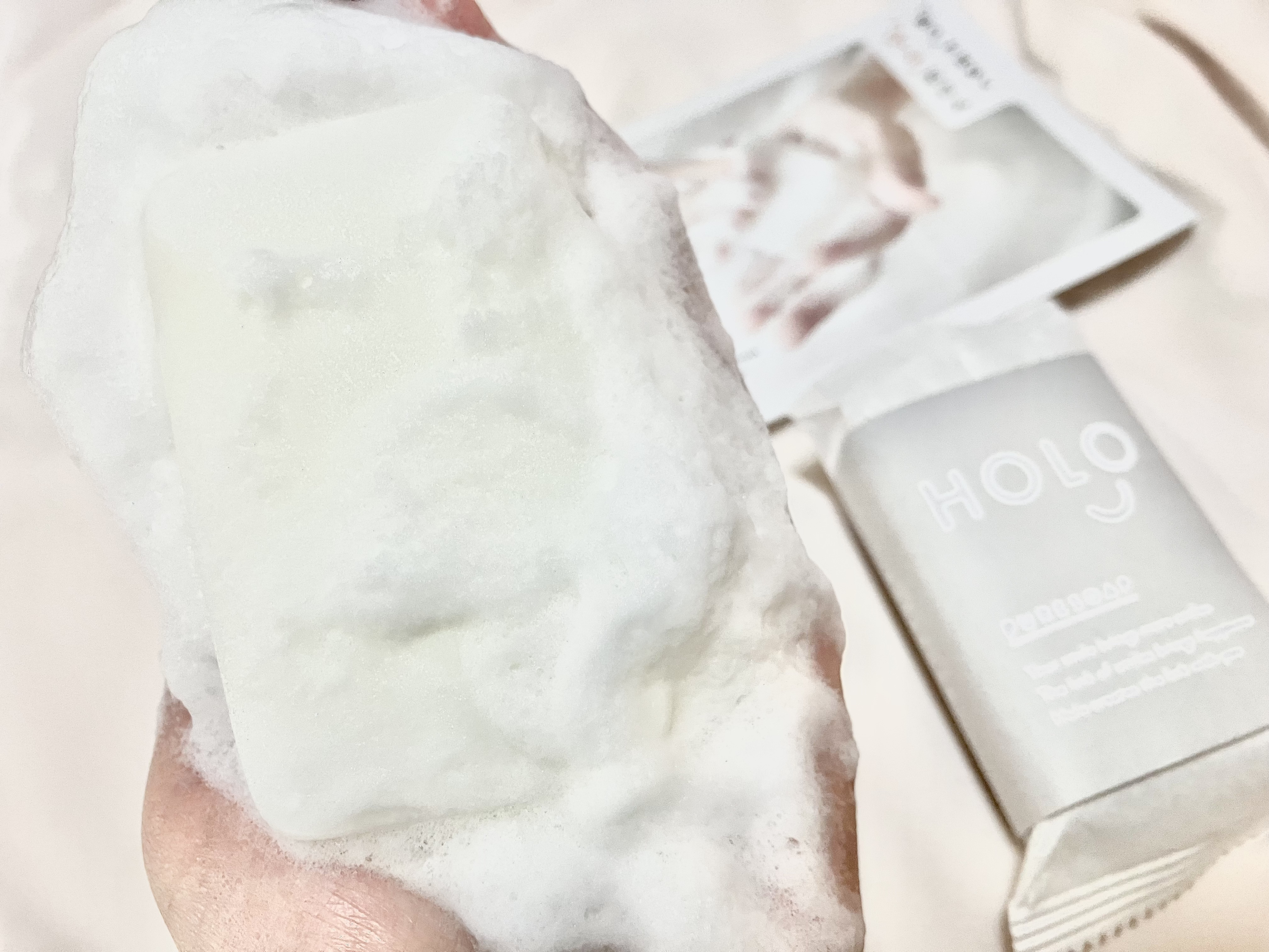 ピュアソープ/HOLO/洗顔石鹸を使ったクチコミ（2枚目）