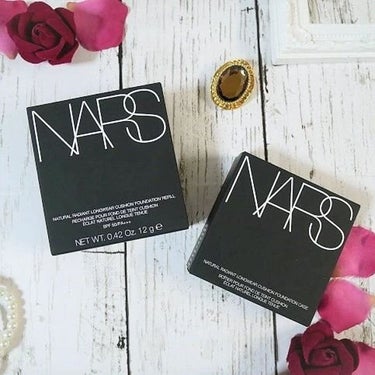 ナチュラルラディアント ロングウェア クッションファンデーション/NARS/クッションファンデーションを使ったクチコミ（2枚目）