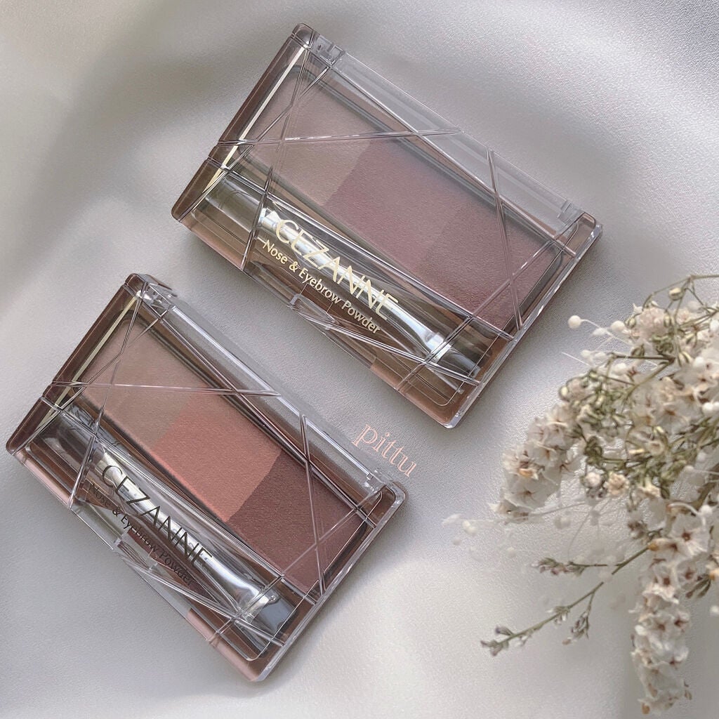 ノーズ&アイブロウパウダー/CEZANNE/パウダーアイブロウを使ったクチコミ(2枚目)