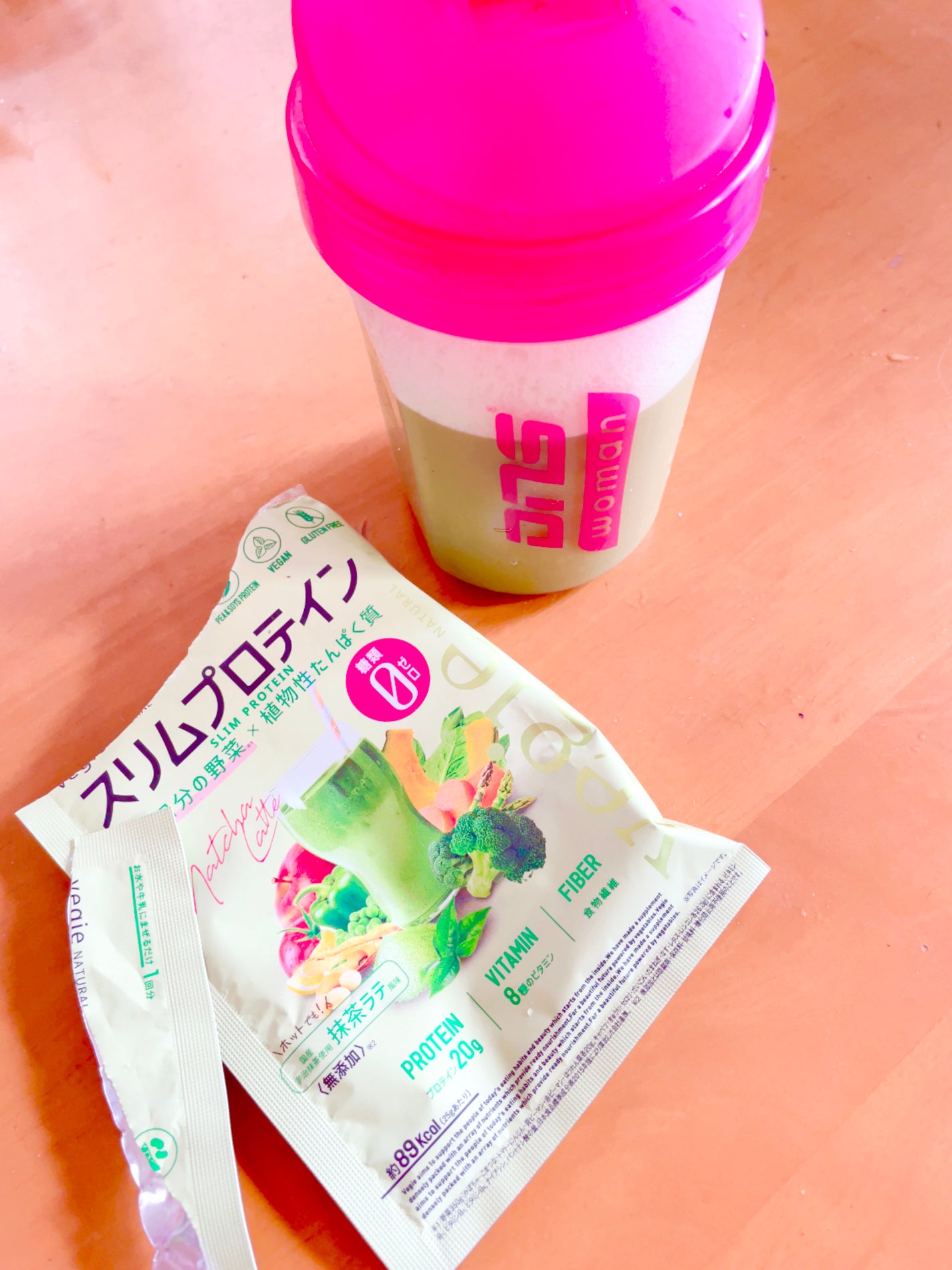 スリムプロテイン/vegie natural/ソイプロテインを使ったクチコミ(4枚目)