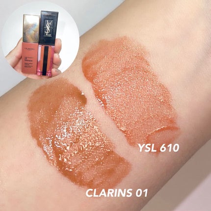 ルージュ ピュールクチュール ヴェルニ ウォーターステイン/YVES SAINT LAURENT BEAUTE/口紅を使ったクチコミ(1枚目)