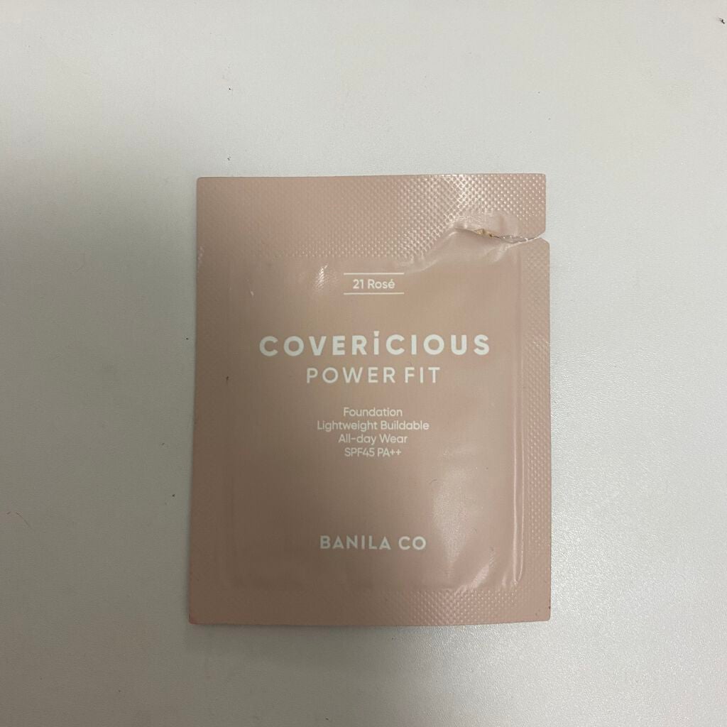 カバーリシャス パワーフィットファンデーション/BANILA CO/リキッドファンデーションを使ったクチコミ(1枚目)