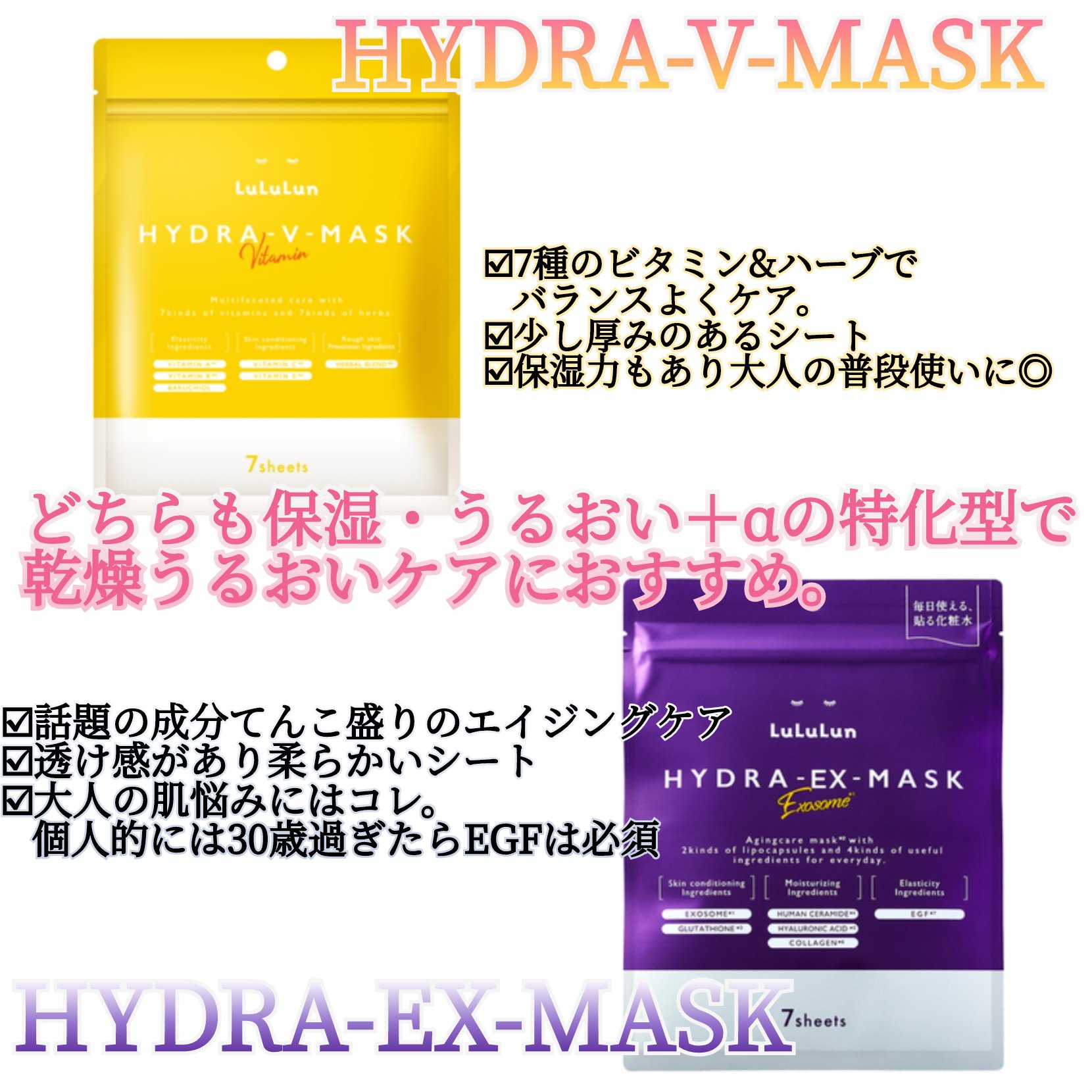 ルルルン ハイドラ V マスク/ルルルン/シートマスク・パックを使ったクチコミ（2枚目）