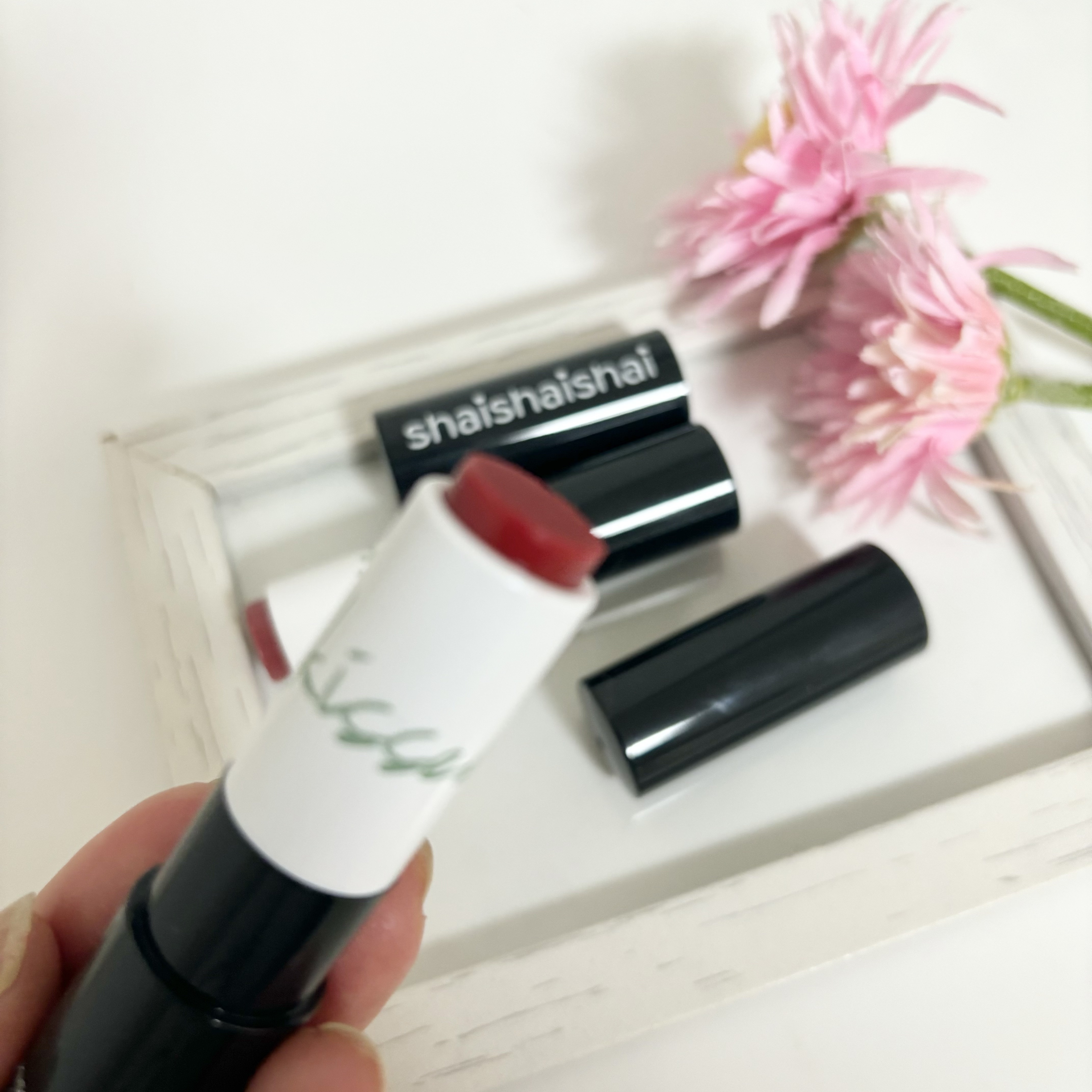 サンキスド プランプ リップバーム 09 Rosy Glow/shaishaishai/リップバームを使ったクチコミ（2枚目）