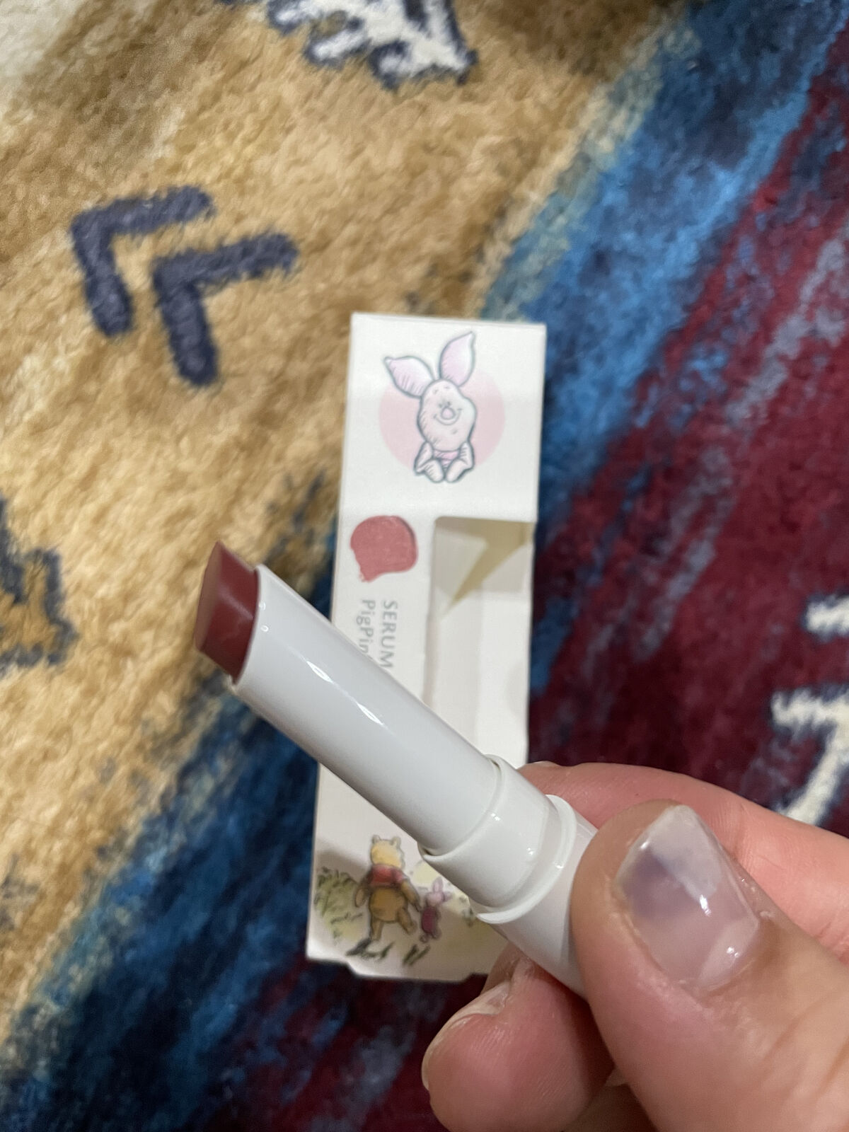 セラムオイルリップスティック  限定パッケージ (04 ハニーアプリコット)/ミティア オーガニック/口紅を使ったクチコミ（2枚目）