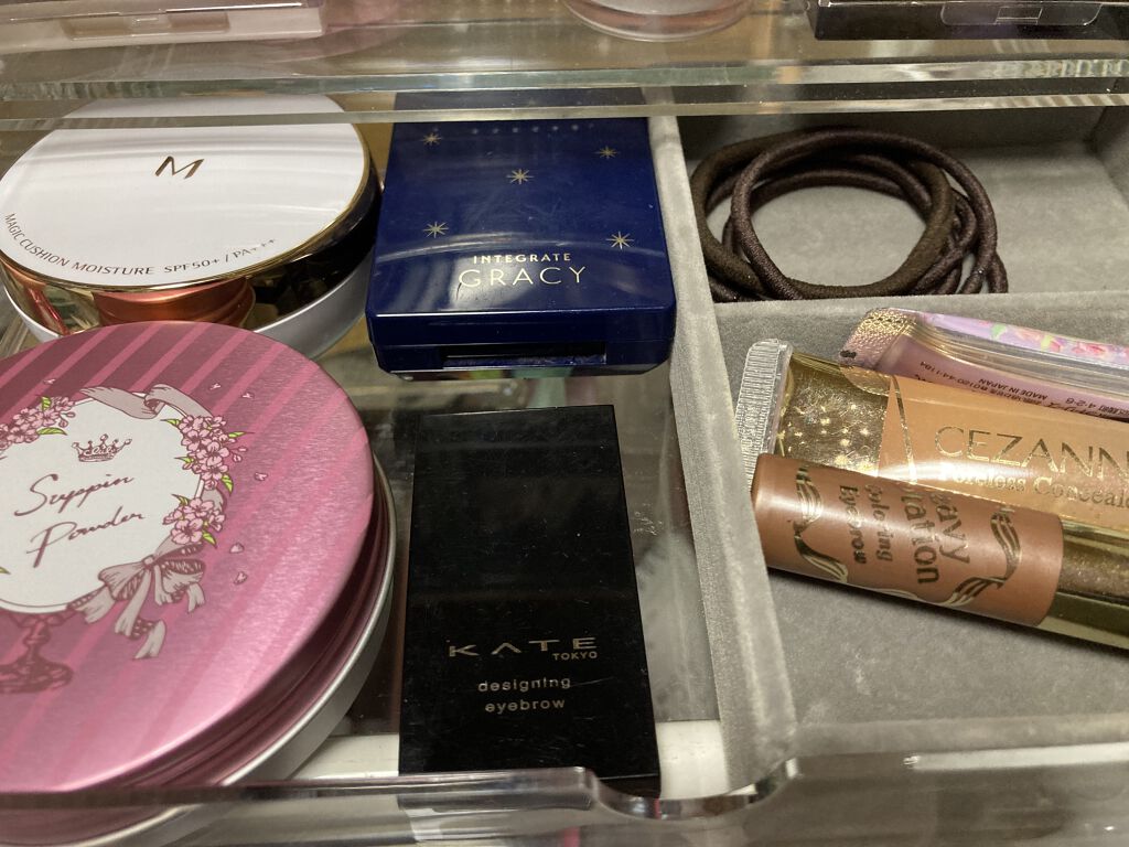 重なるアクリルケース２段引出・大/無印良品/その他化粧小物を使ったクチコミ（1枚目）