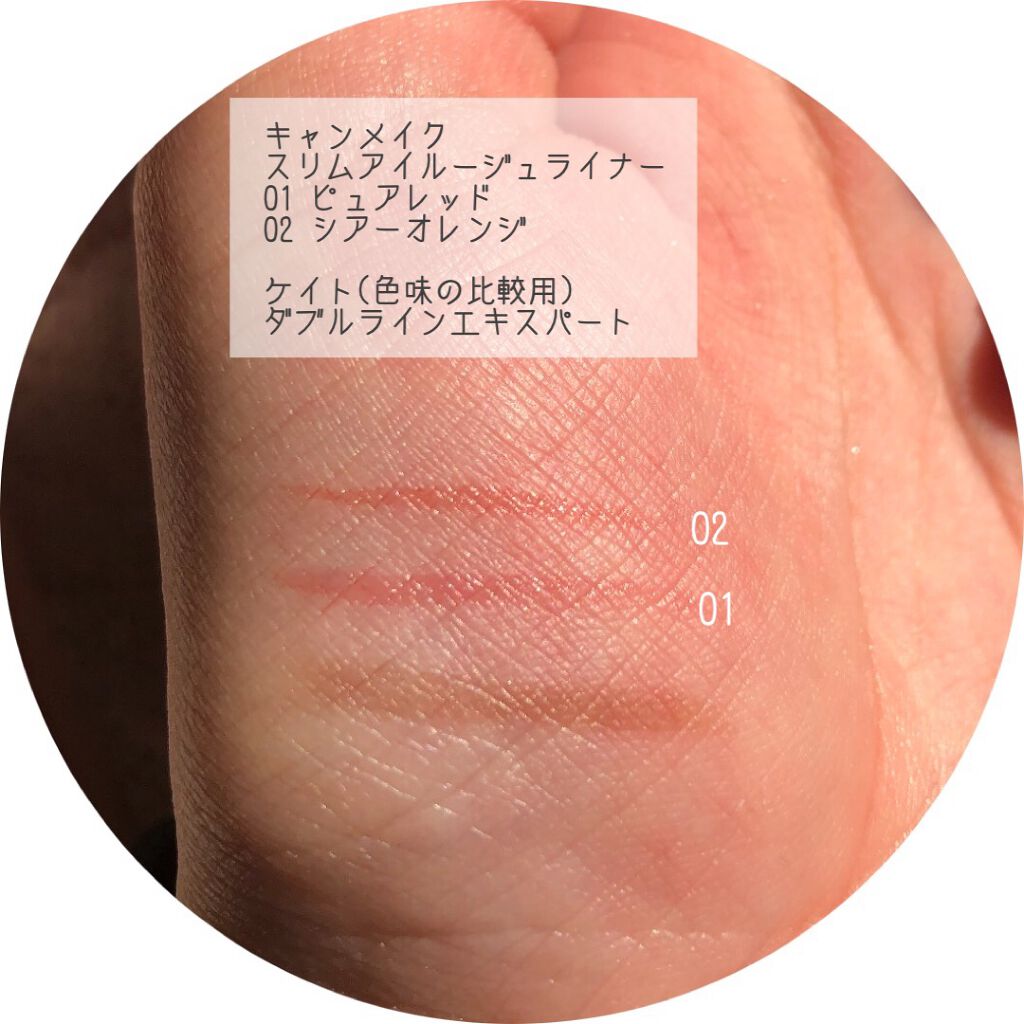 3wayスリムアイルージュライナー/キャンメイク/リキッドアイライナーを使ったクチコミ（1枚目）