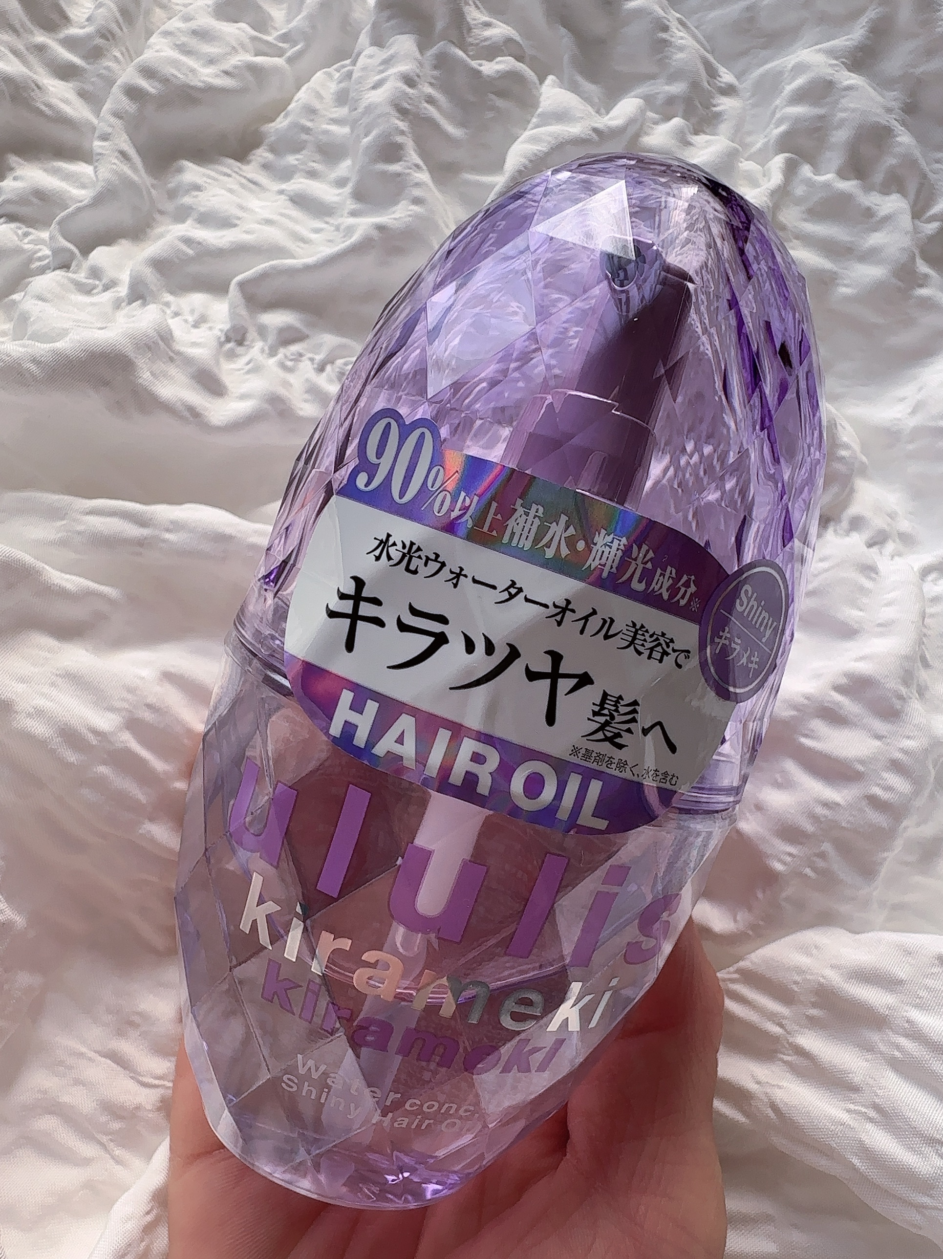 ululis キラメキ ウォーターコンク シャイニー ヘアオイルのクチコミ「【パケ買い推奨】



YouTuberの方がululisを紹介されててパケを見た瞬間欲しくな.....」（3枚目）