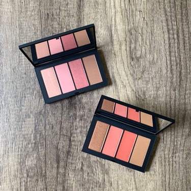 NARS フルディメンション チークパレットのクチコミ「NARSからいただいた『フルディメンション チークパレット』

質感違いのチークやハイライター.....」（1枚目）