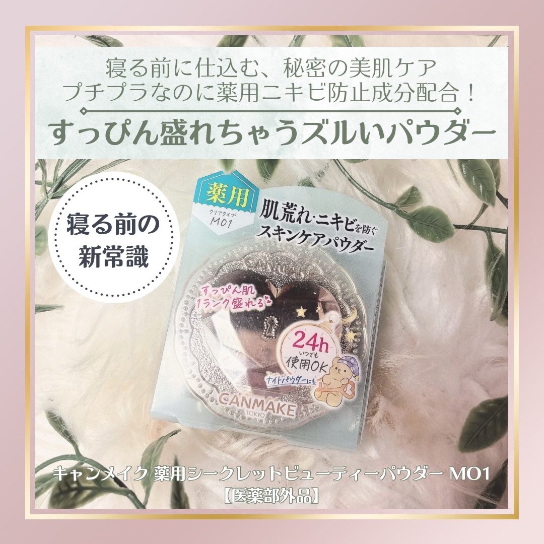 薬用シークレットビューティーパウダー/キャンメイク/フェイスパウダーを使ったクチコミ（1枚目）