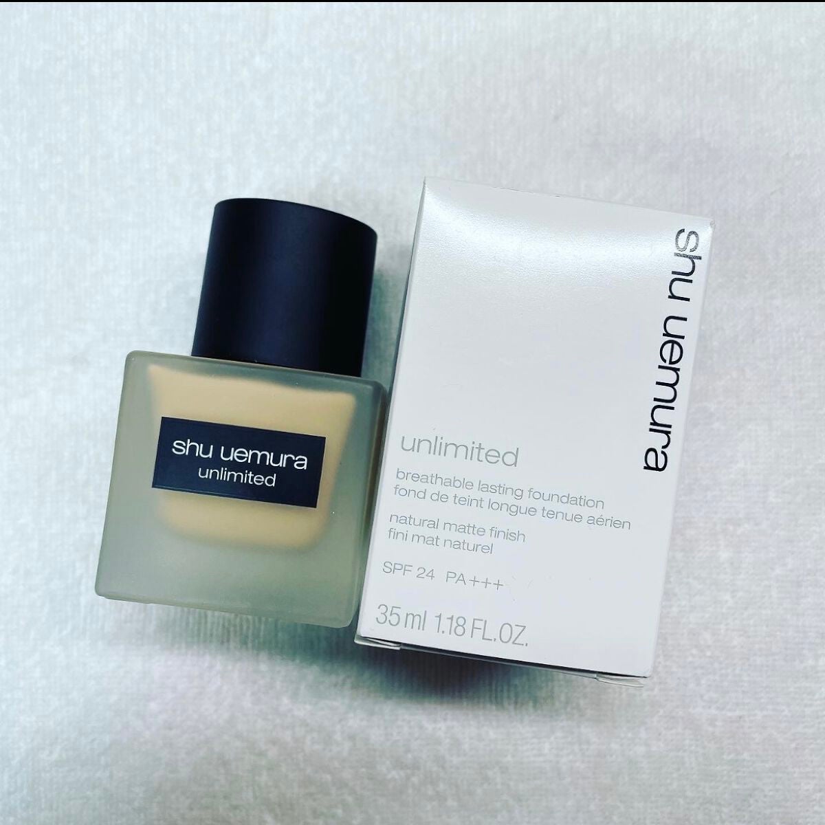 (旧)アンリミテッド ラスティング フルイド/shu uemura/リキッドファンデーションを使ったクチコミ(1枚目)