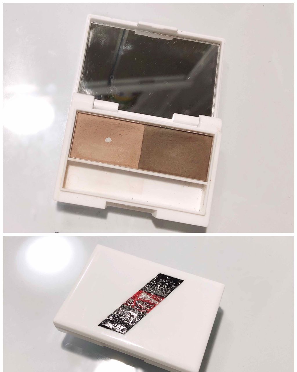 AC アイブロウ パウダー NBナチュラルブラウン/AC MAKEUP/パウダーアイブロウを使ったクチコミ（1枚目）