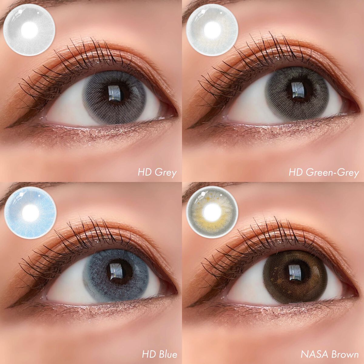 HD Grey/TTDeye/カラーコンタクトレンズを使ったクチコミ（2枚目）