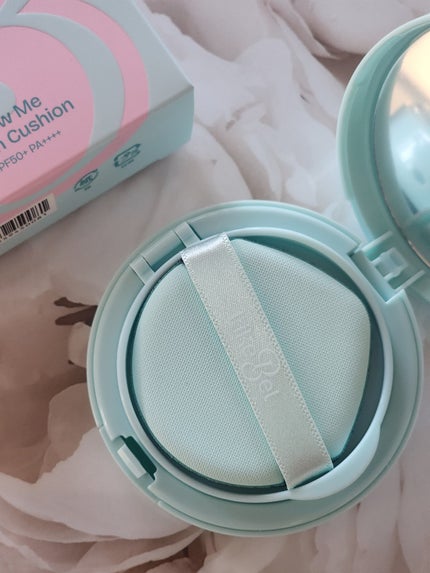 Glow me mesh cushion /Likebel/クッションファンデーションを使ったクチコミ(3枚目)