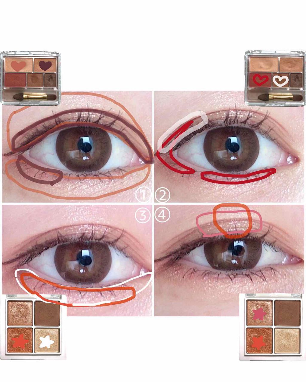 THE アイパレR/b idol/アイシャドウパレットを使ったクチコミ（2枚目）