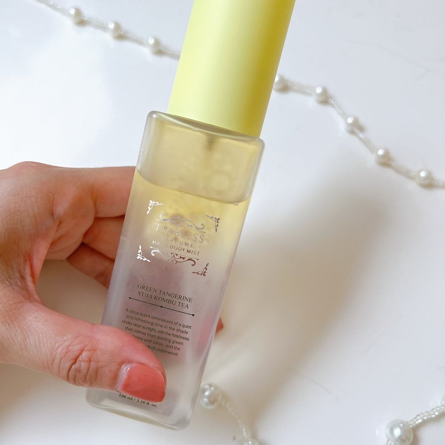 清柑柚子コンブチャパフュームヘア&ボディミスト/TEABLESS/ヘアミストを使ったクチコミ(2枚目)