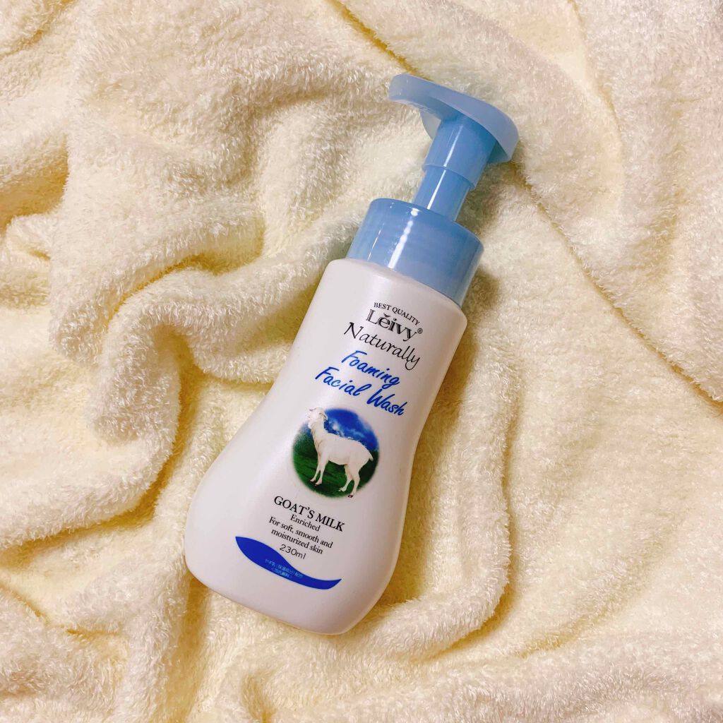 レイヴィーフォームフェイシャルウォッシュ ゴートミルク/Leivy/洗顔フォームを使ったクチコミ（1枚目）