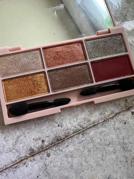 イロアソビ 6色アイパレット/iroasobi/アイシャドウパレットを使ったクチコミ(3枚目)