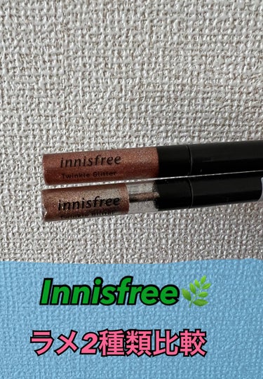 トゥインクル グリッター/innisfree/リキッドアイライナーを使ったクチコミ（1枚目）