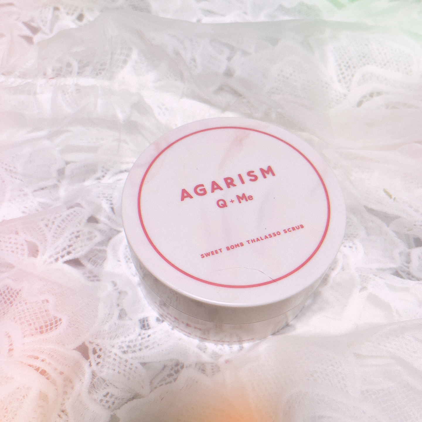 キューミースウィートボムタラソスクラブ　ピオニーブーケの香り/AGARISM/ボディスクラブを使ったクチコミ（1枚目）