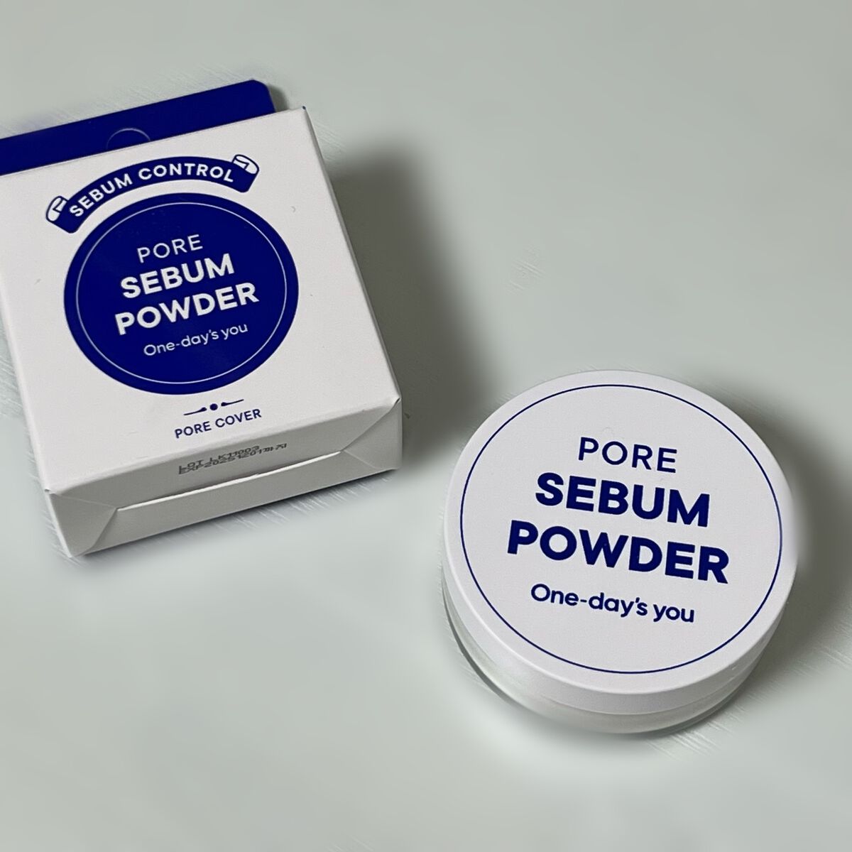 ポアセバムパウダー/One-day's you/ルースパウダーを使ったクチコミ(2枚目)