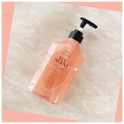 スクラブボディウォッシュ フラワーマーケット ホワイトチューリップ/LUV SCENT/ボディスクラブを使ったクチコミ(1枚目)