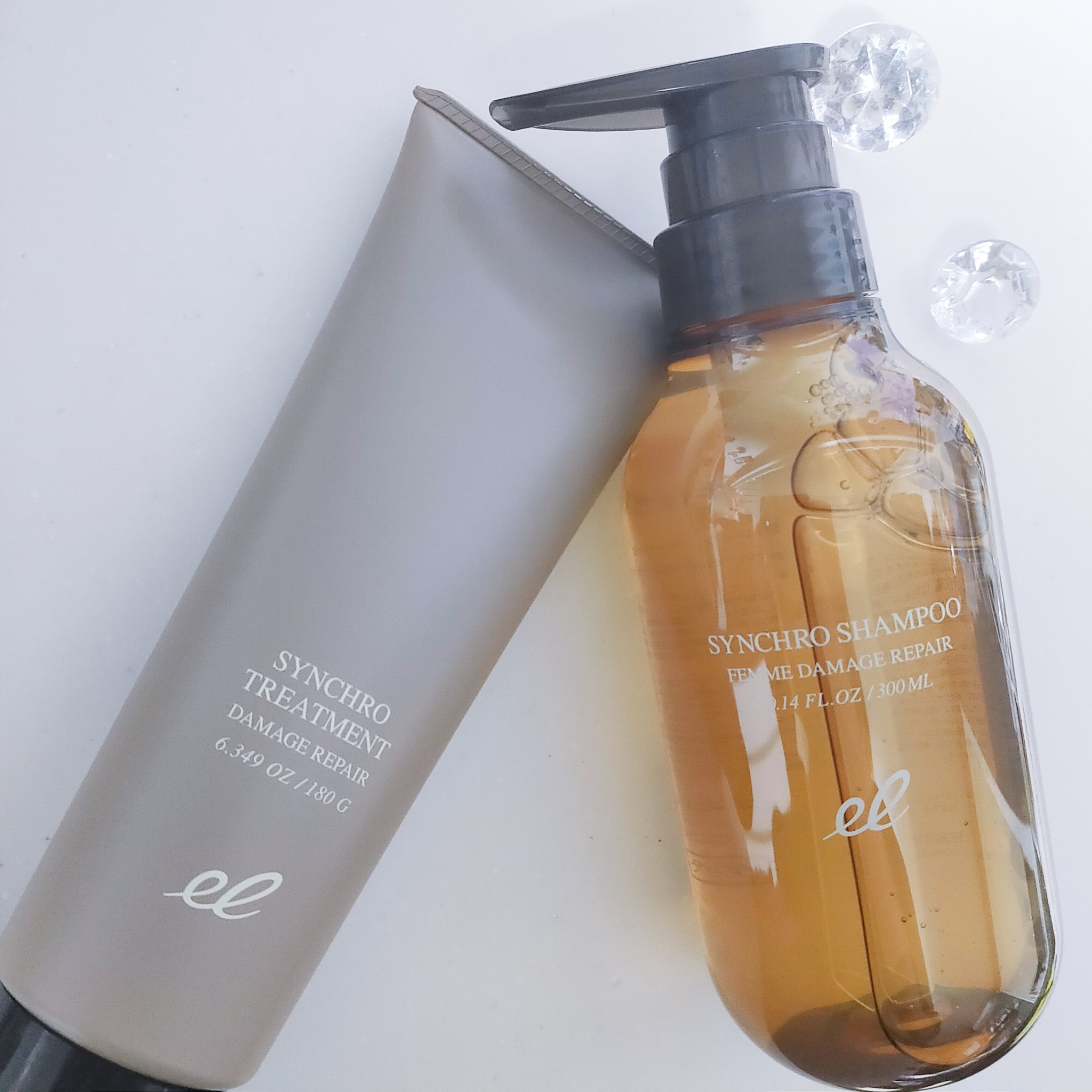 シンクロシャンプー　ファム　DAMAGE REPAIR/シンクロトリートメント　DAMAGE REPAIR/ELECTRON/市販シャンプーを使ったクチコミ（2枚目）