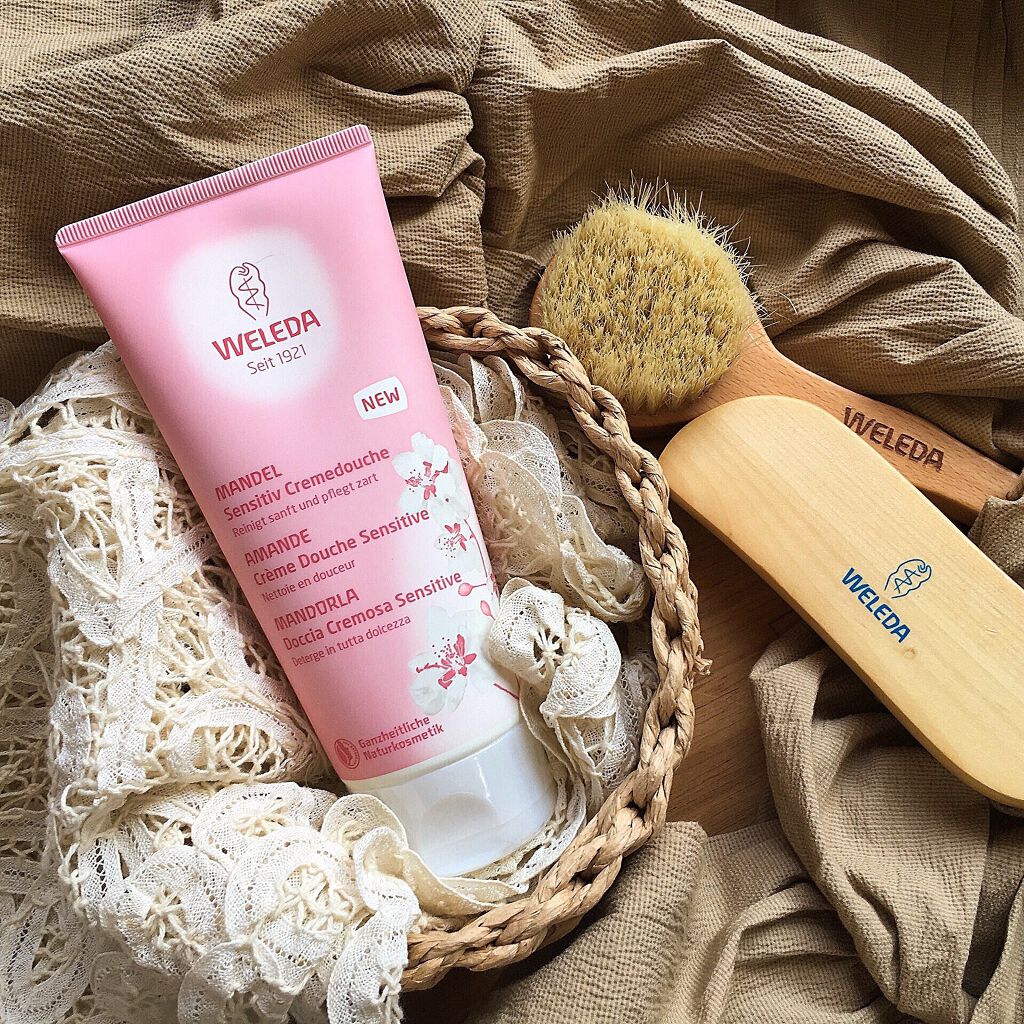 アーモンド クリーミーボディウォッシュ/WELEDA/ボディソープを使ったクチコミ（1枚目）