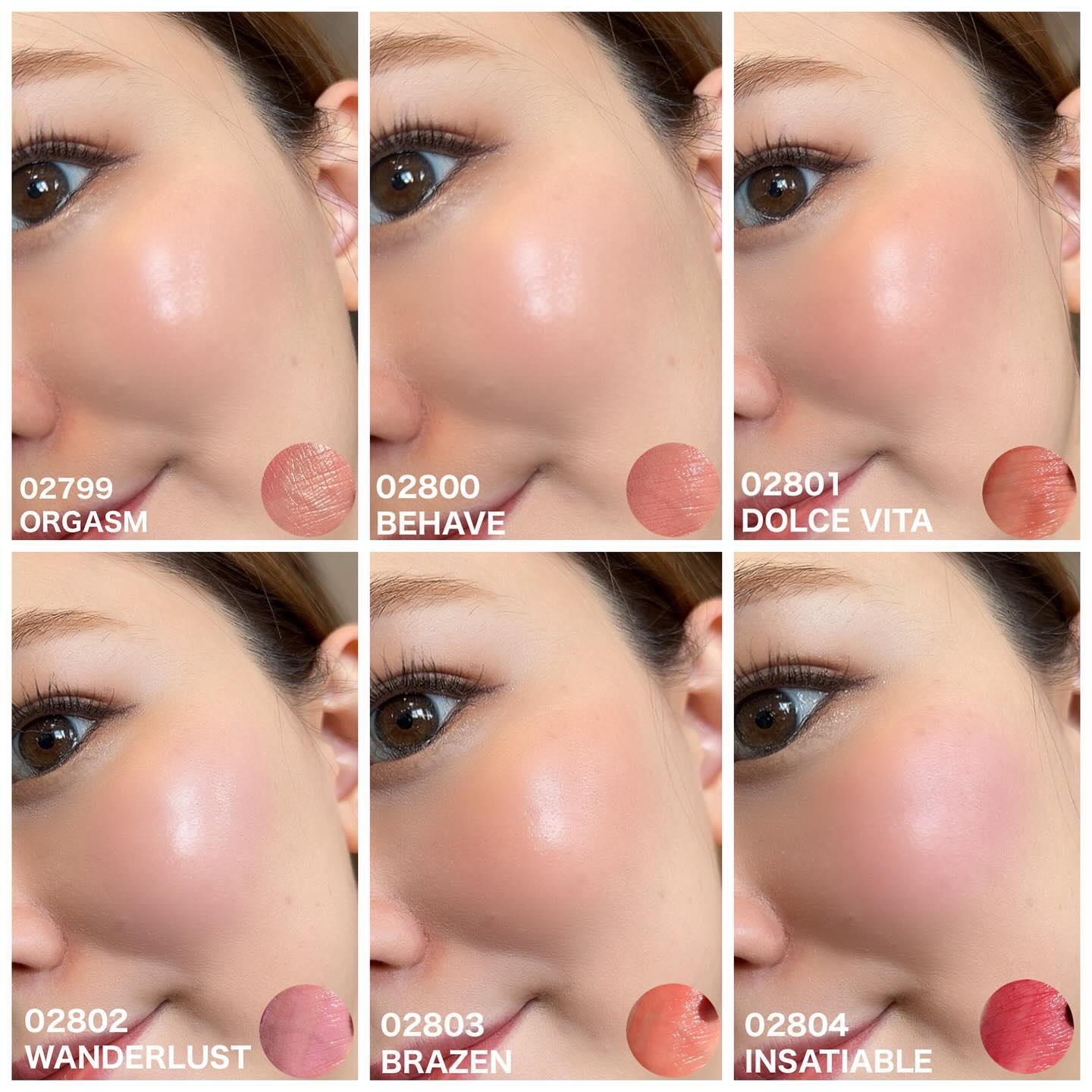 NARS❤️アフターグローリキッドブラッシュ　ドルチェビータ　 オーガズム　２本 アフターグロー リキッドブラッシュ / NARS(ナーズ)(リキッド