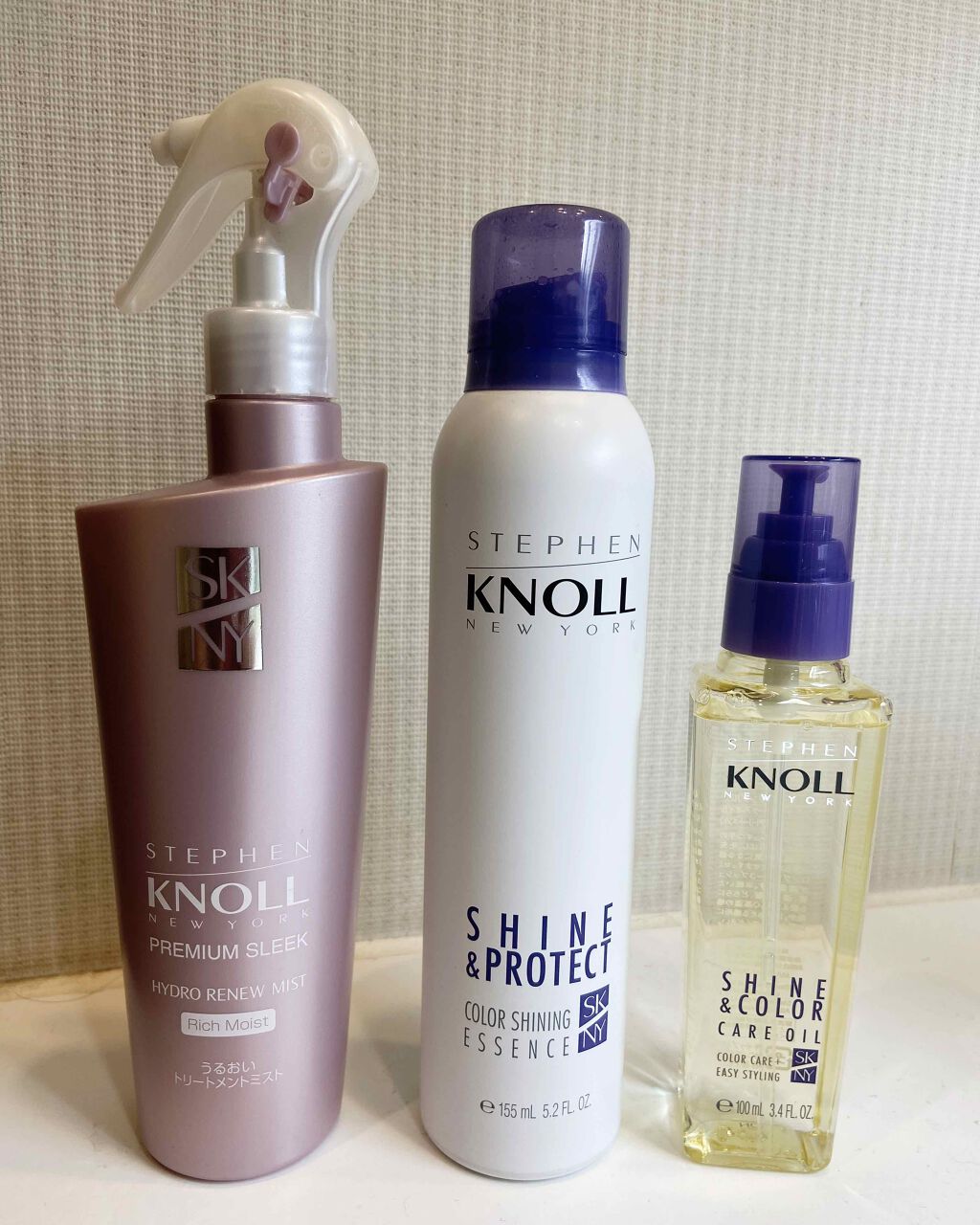プレミアムスリーク ハイドロリニュー ミスト リッチモイスト(しっとりタイプ)/スティーブンノル ニューヨーク/ヘアミストを使ったクチコミ(1枚目)