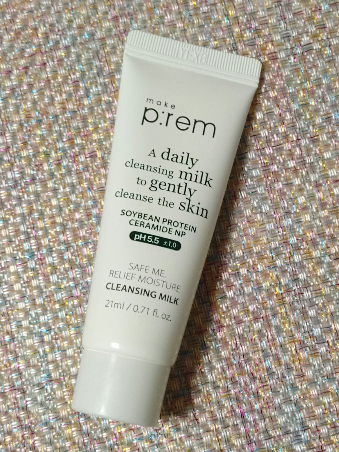 セーフミー リリーフモイスチャー クレンジングミルク /make prem/ミルククレンジングを使ったクチコミ(1枚目)