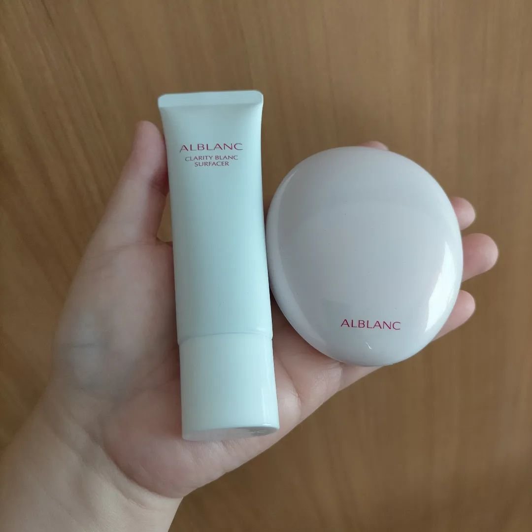 クラリティブラン フィニッシャー（ライトピンク）/ALBLANC/プレストパウダーを使ったクチコミ（1枚目）