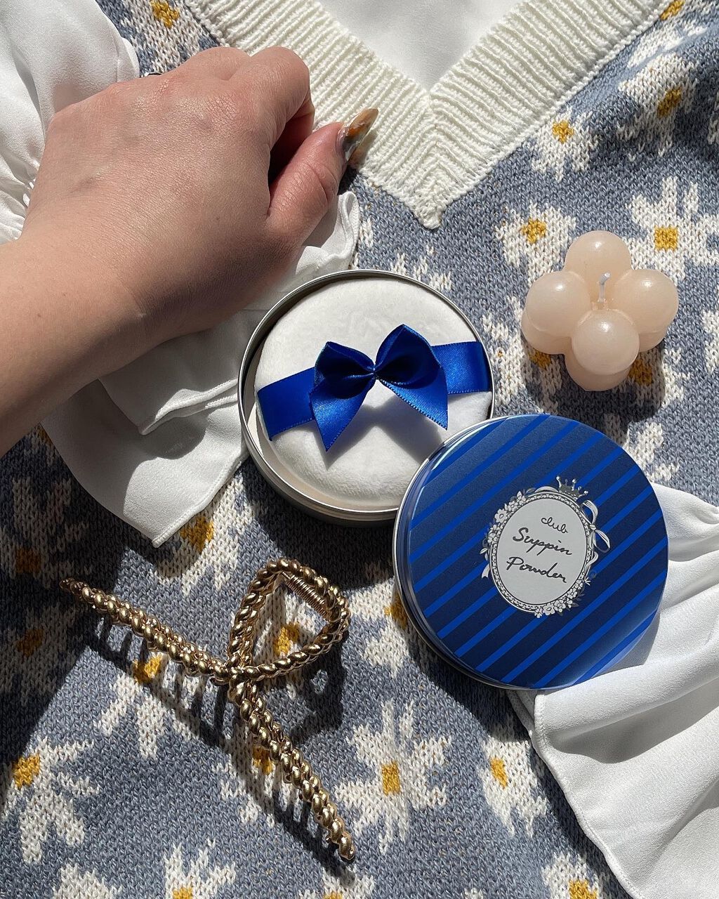 すっぴん ホワイトニングパウダーA/クラブ/プレストパウダーを使ったクチコミ(2枚目)