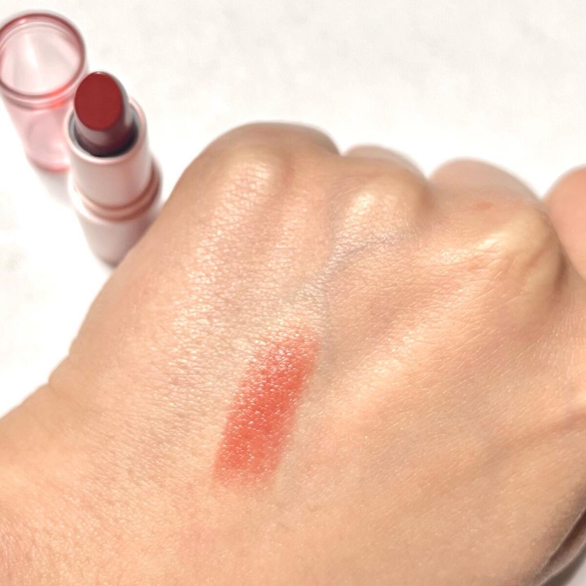 グラスティングメルティングバーム/rom&nd/リップバームを使ったクチコミ(4枚目)