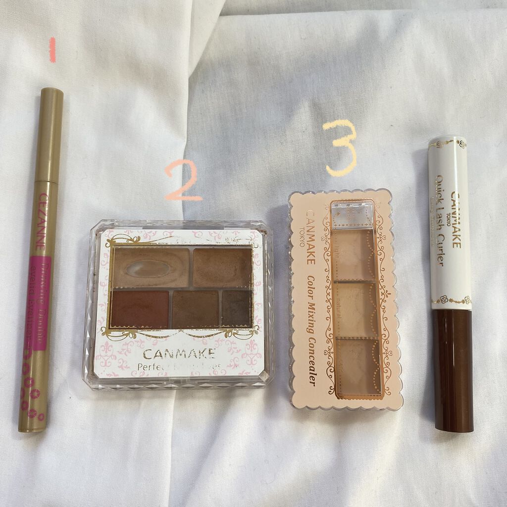 カラーミキシングコンシーラー/キャンメイク/パレットコンシーラーを使ったクチコミ（2枚目）