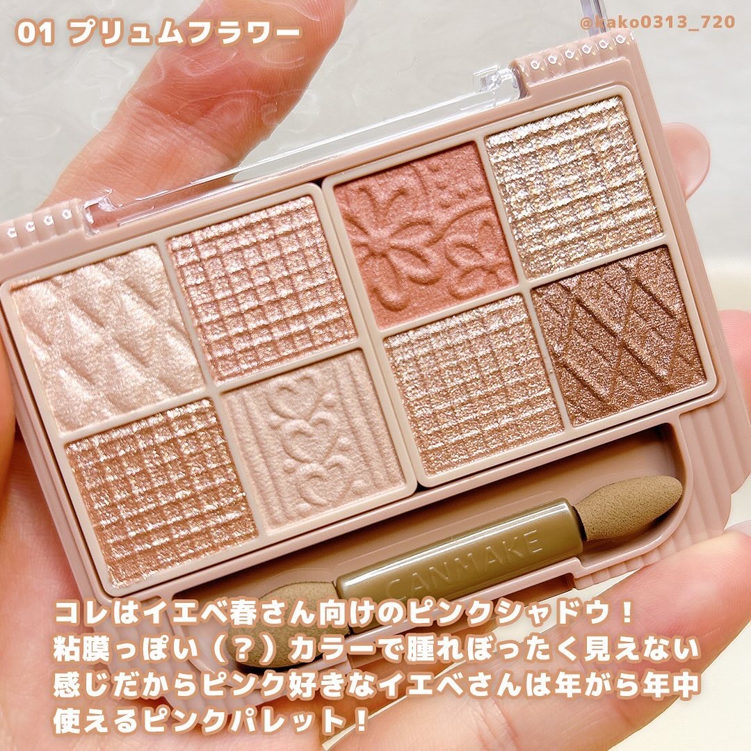 プティパレットアイズ/キャンメイク/パウダーアイシャドウを使ったクチコミ（3枚目）