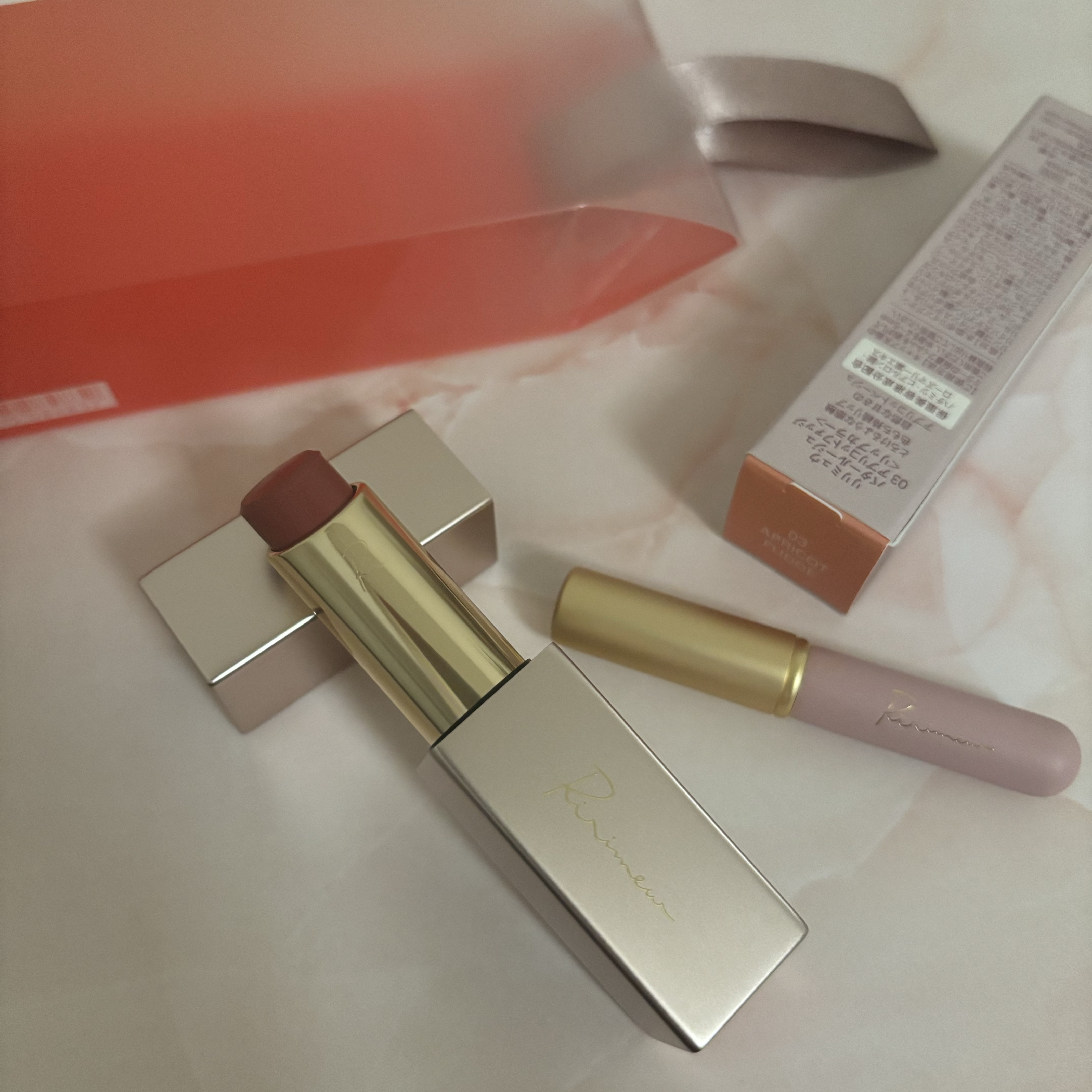 リリミュウ バタールージュ/Ririmew/口紅を使ったクチコミ（3枚目）