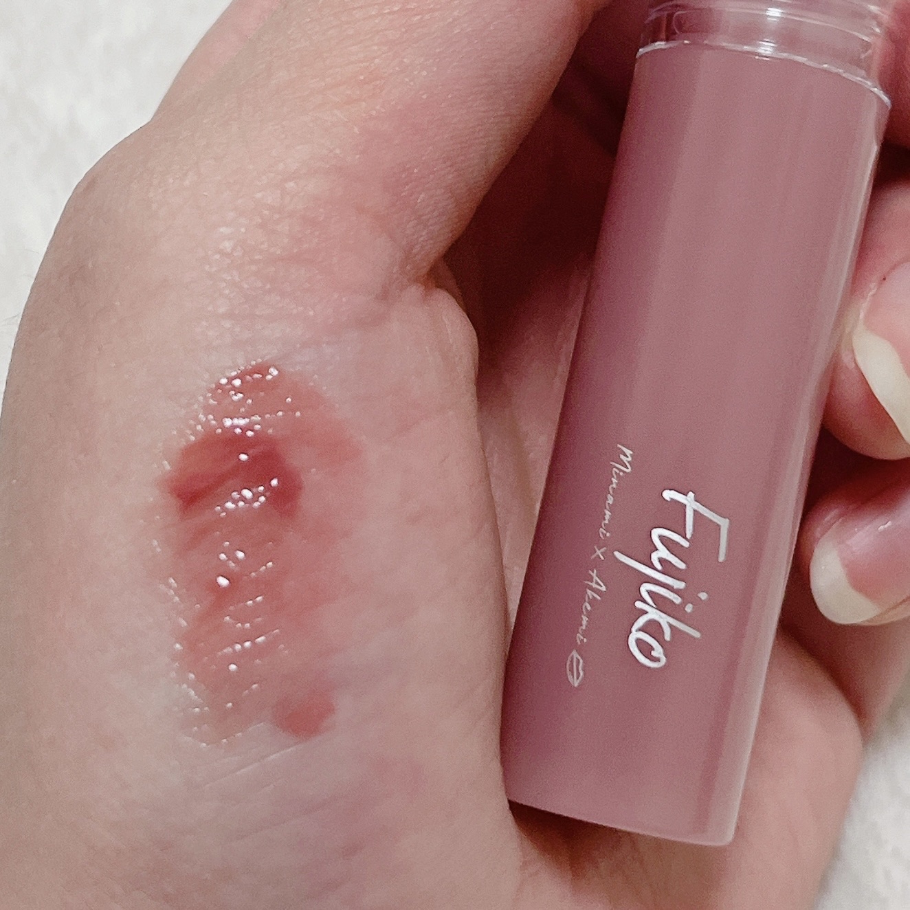 ニュアンスラップティント/Fujiko/リップティントを使ったクチコミ（3枚目）