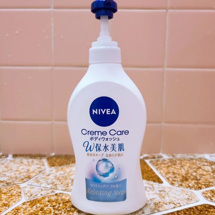クリームケア ボディウォッシュ W保水美肌 リラクシングソープの香り/ニベア/ボディソープを使ったクチコミ(5枚目)