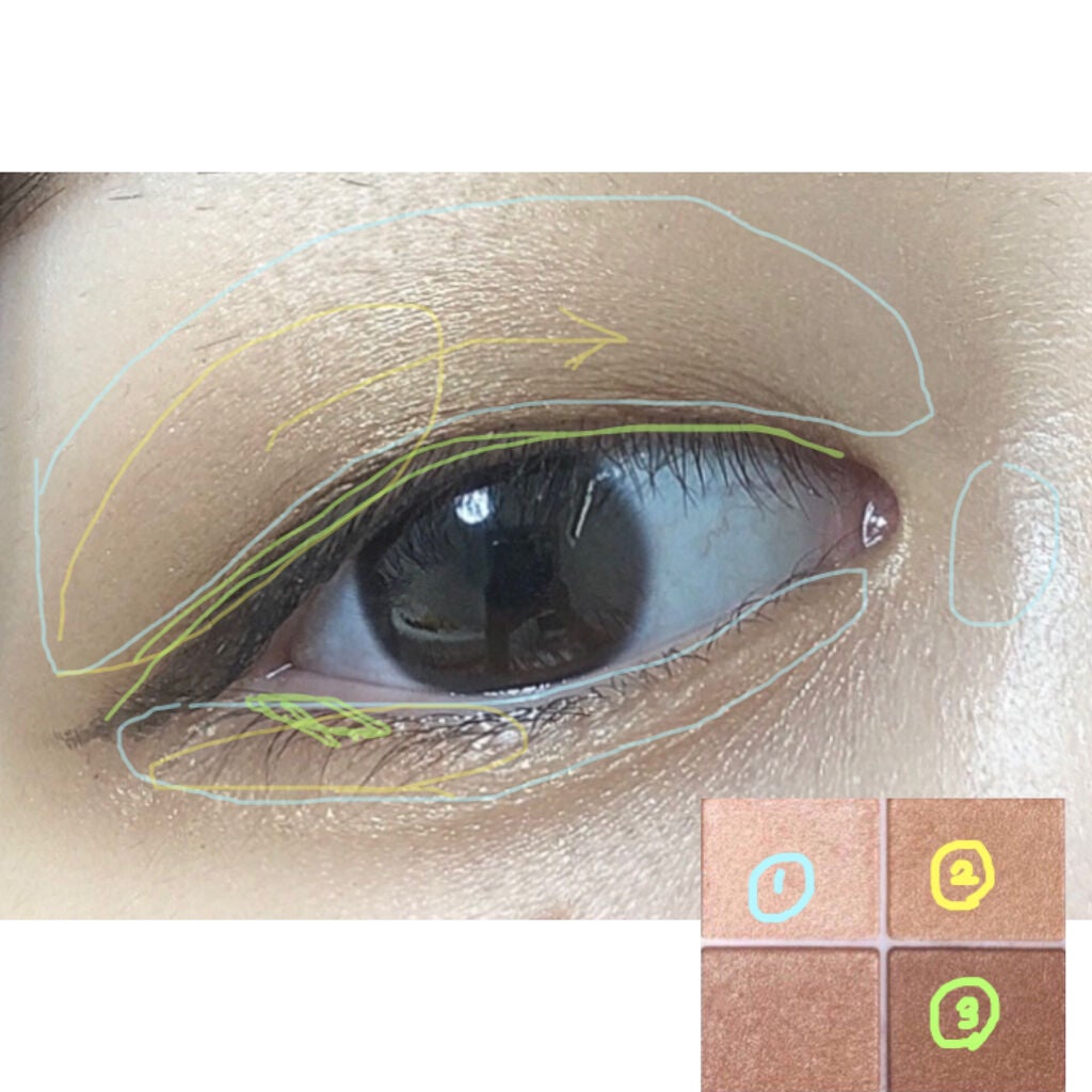 ã²ãšãð· on LIPS ãããã¥ã©ã«ãã©ãŠã³ã¡ã€ã¯â¡ãã®ãããªãã©ãŠã³ç³»3è²ã®ã¢ã€ã·ã£ã..ãïŒ2æç®ïŒ