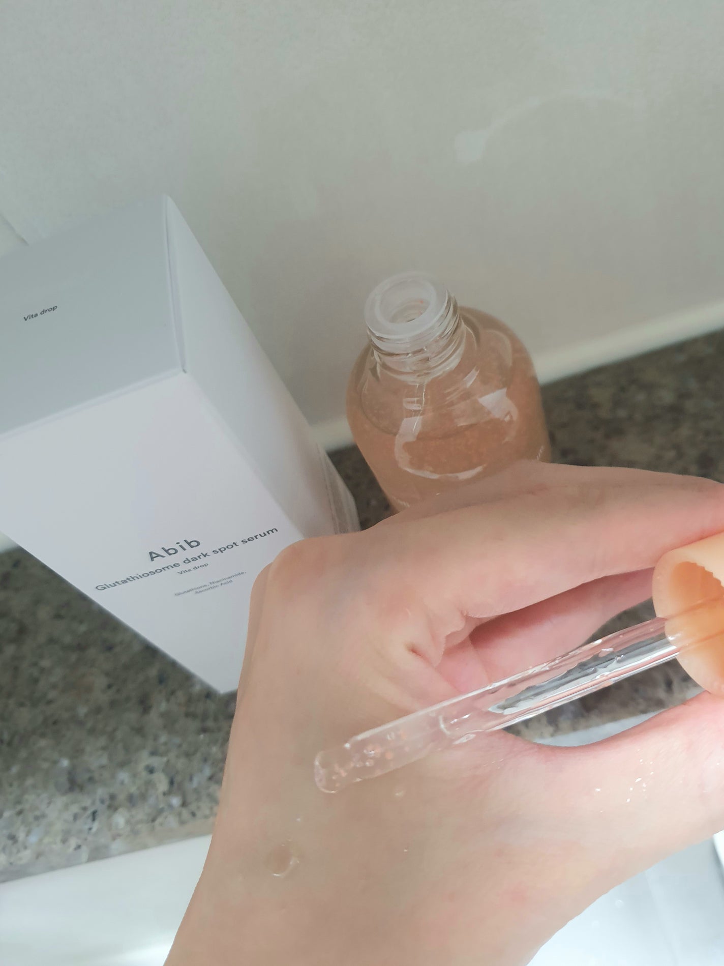 アビブ グルタチオンソームダークスポットセラムビタドロップ/Abib /美容液を使ったクチコミ(2枚目)